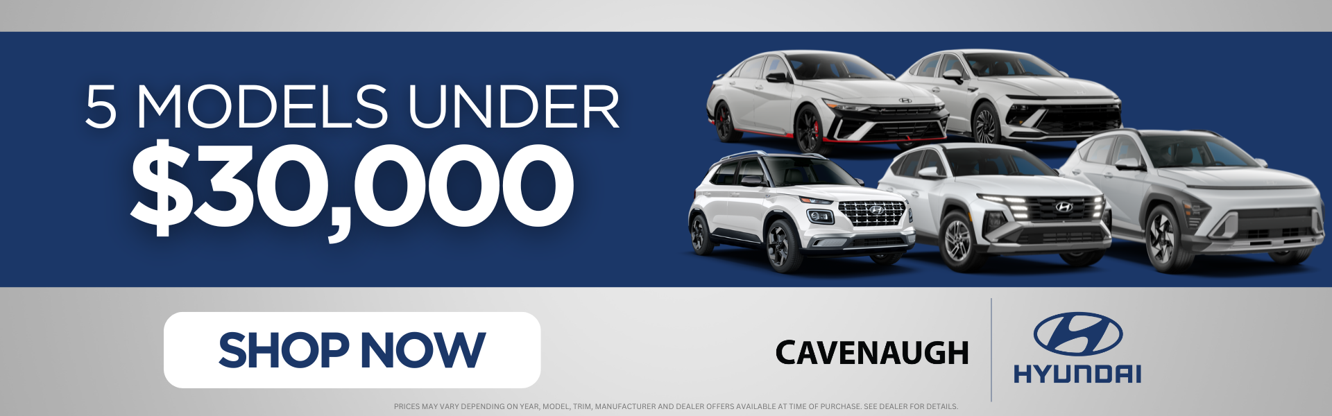 5 MODELS UNDER $30,000